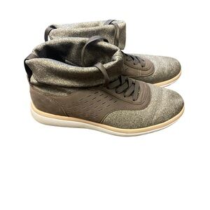 UGG Islay Leather spandex knit Mole high top Sneakers